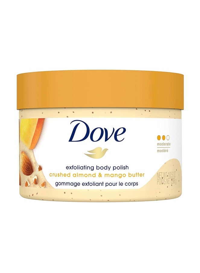 Dove Ground Almond & Mango Butter Body Scrub - 298g - Image 1