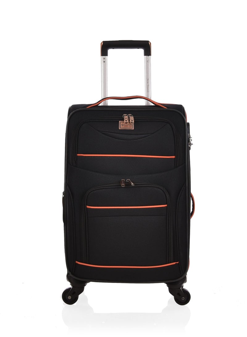 نيو ترافيل شنطة كاري ان حقيبة سفر 20 بوصة أسود - Image 2