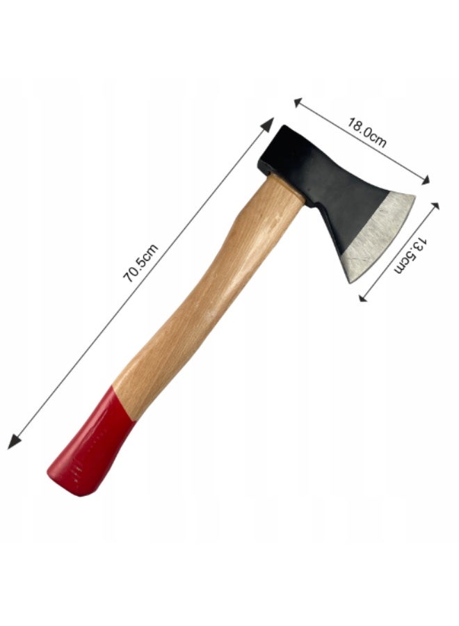 اجز فأس ثقيل بسلاح فولاذي ومقبض ألياف مانع للانزلاق – مناسب لتقطيع الخشب والاستخدام الخارجي والحدائق - Image 2