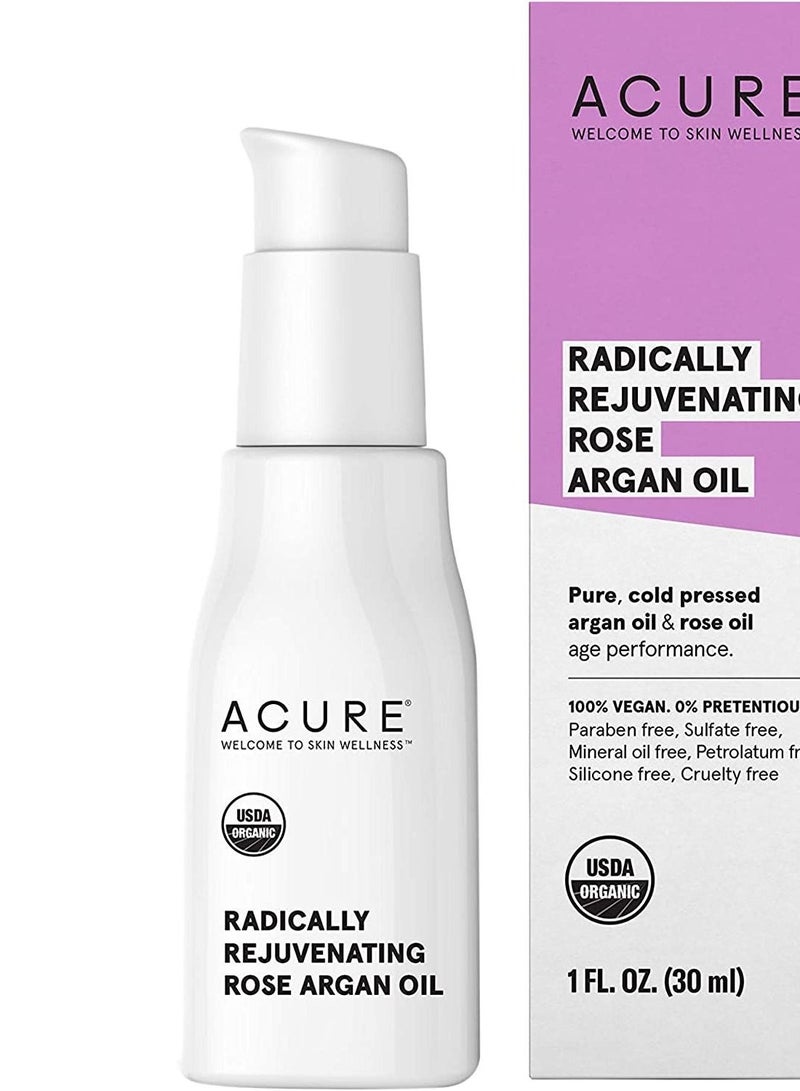 أكيور اكيور زيت ارجان الورد لتجديد شباب البشرة من راديكالي 1 اونصة سائلة (30 مل)