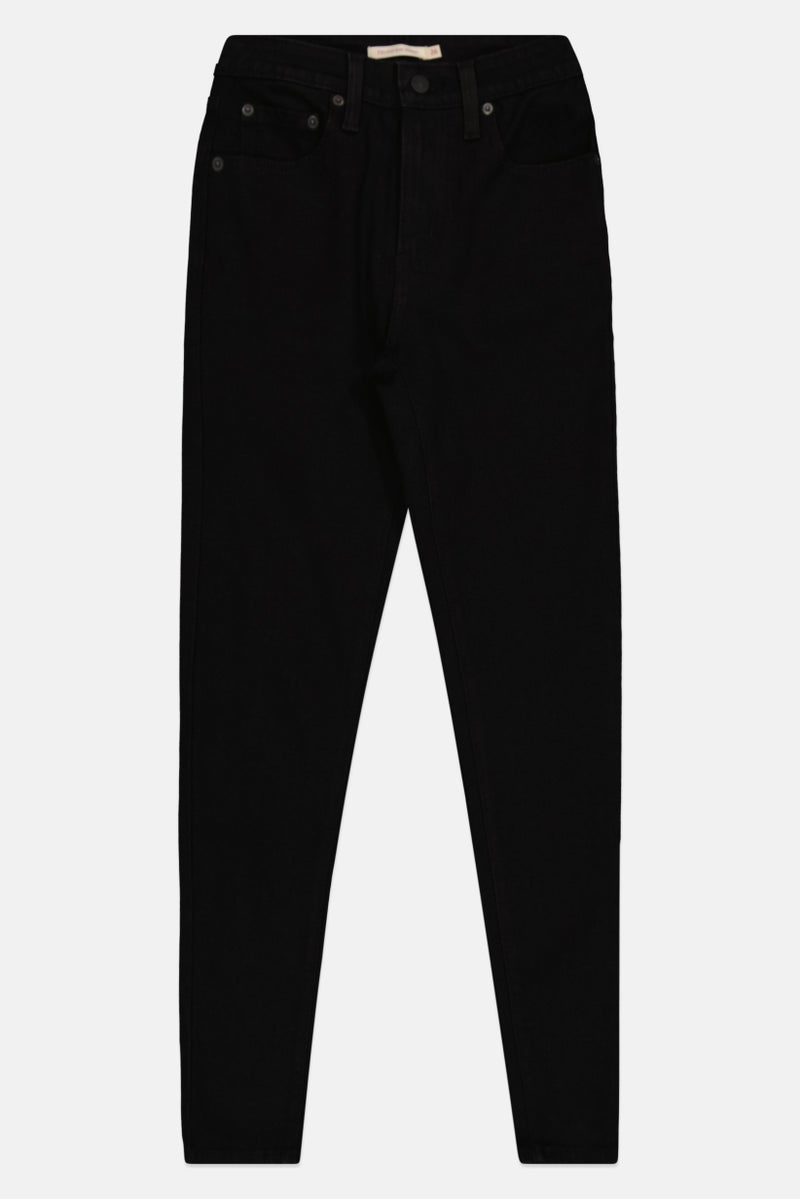 Levi's Women Skinny Fit Plain Stretchable 721 Jeans, Black - Image 2