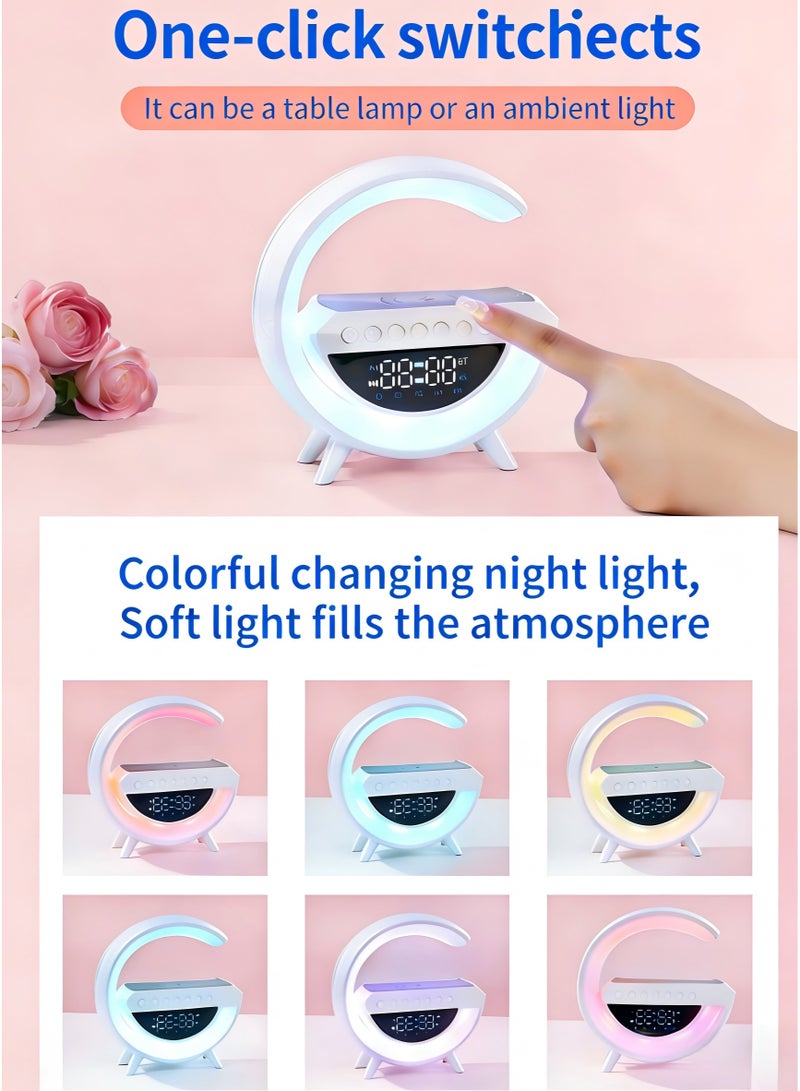 موكو مجموعة هدايا فاخرة للسيدات تحتوي على مصباح ليلي مع مكبر صوت (وظائف متكاملة تشمل الشحن اللاسلكي للهواتف، الإضاءة المحيطة، منبه الساعة، وساعة)، كوب قهوة (500 مل)، علب هدايا عيد الميلاد للفتيات، مجموعة هدايا رمضان للأسرة، مجموعة هدايا عيد الميلاد لها، سلة هدايا للاحتفال بالذكرى السنوية للأسرة، عيد الحب، عيد الأم، الذكرى السنوية للأسرة، عيد الشكر، عيد الميلاد، اهتمام زملاء العمل، مجموعة هدايا الاهتمام المؤسسي، هدية التخرج، هدية بداية المدرسة، هدية مهرجان رمضان، لأفراد عائلتك المقربين، الأم، الزوجة، الابنة، الأخت، الشريك، الزميل، المعلم، الزميل في الصف - Image 4