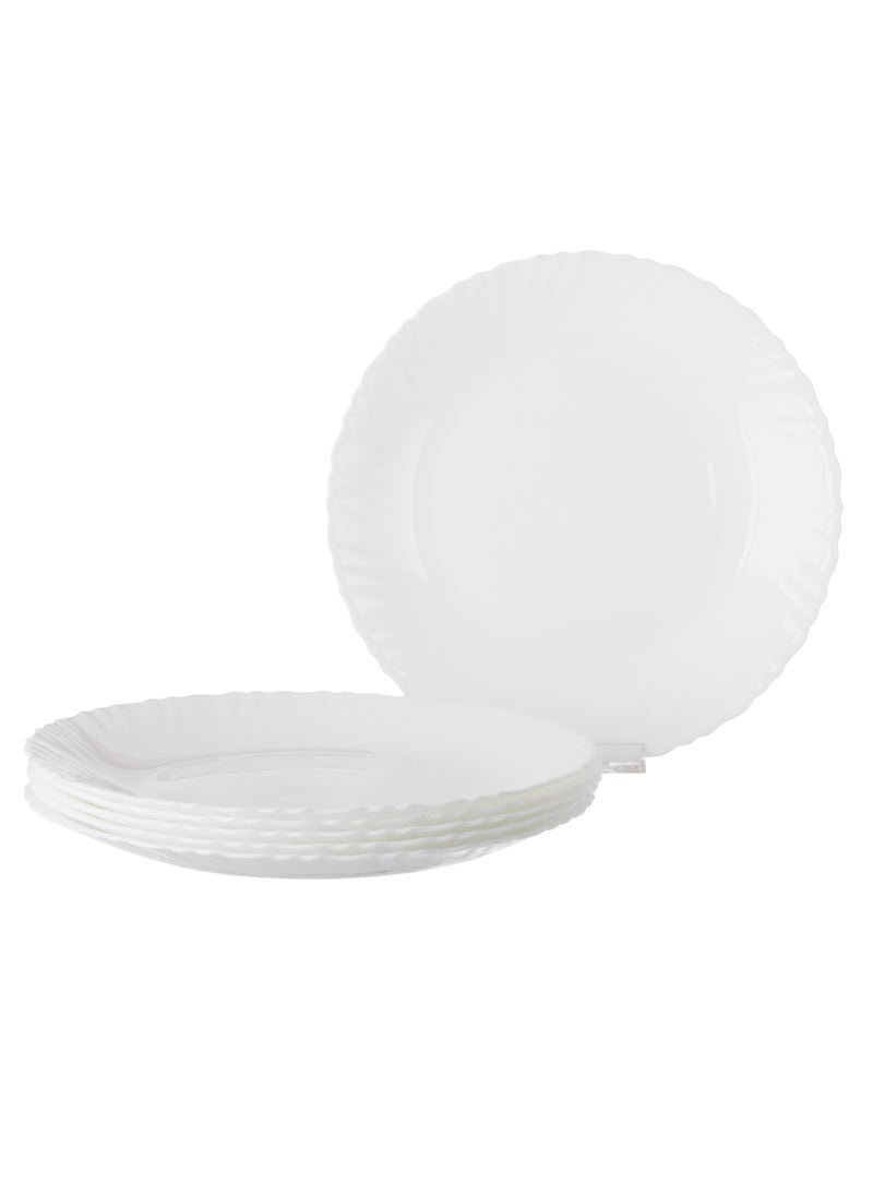 Luminarc Luminarc Flat Plate Plain White Size 25 cm  - Image 1