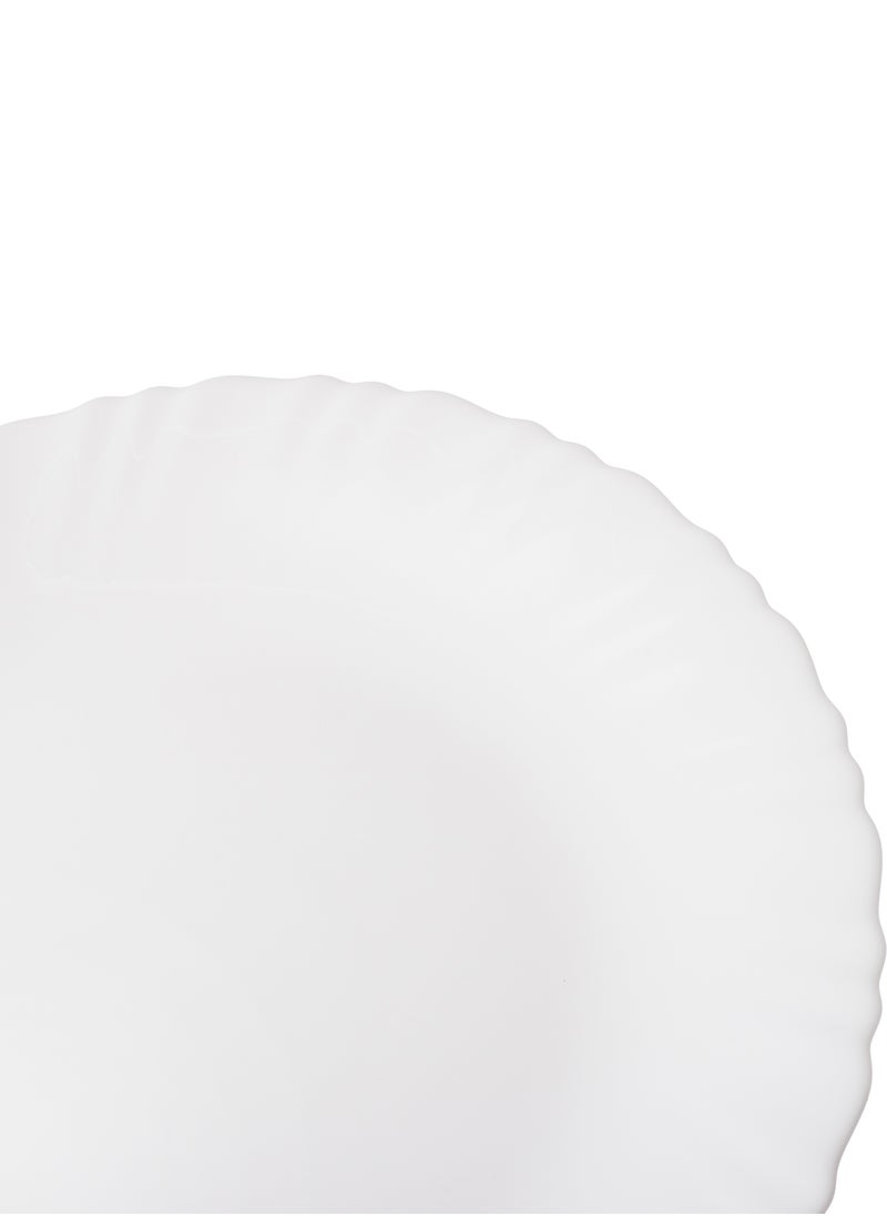 Luminarc Luminarc Flat Plate Plain White Size 25 cm  - Image 3