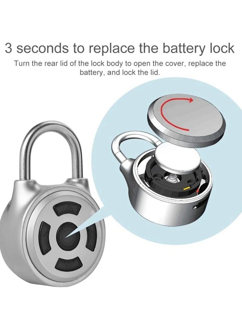 تويا قفل ذكي بكلمة مرور، قفل أمني إلكتروني بتقنية البلوتوث من Tuya، قفل بدون مفتاح للأمتعة والحقائب والدراجات - Image 3