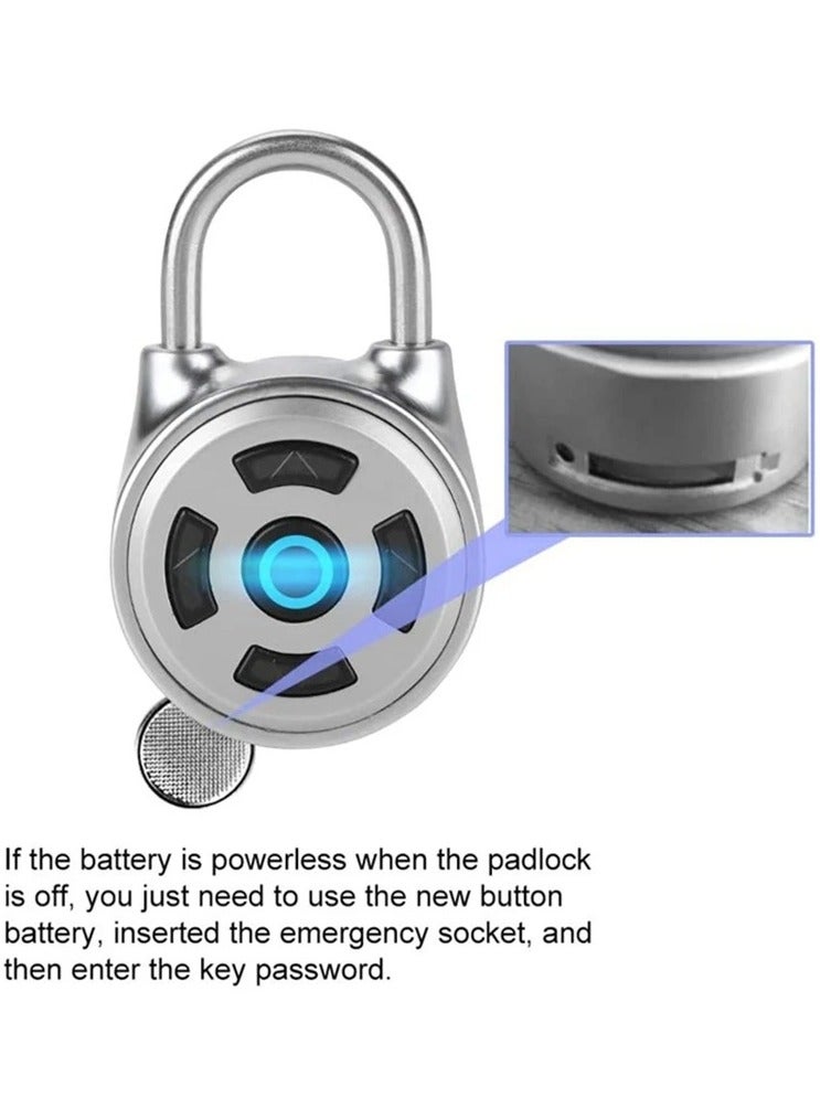 تويا قفل ذكي بكلمة مرور، قفل أمني إلكتروني بتقنية البلوتوث من Tuya، قفل بدون مفتاح للأمتعة والحقائب والدراجات - Image 2