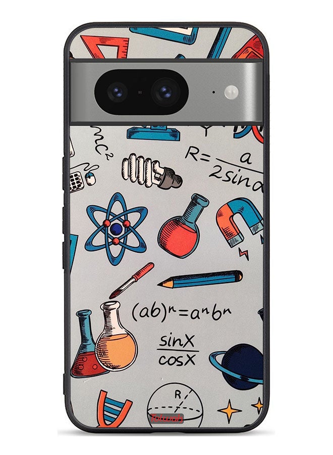 Tolwak Google Pixel 8 Protective Case Cover Science Tags - Image 1