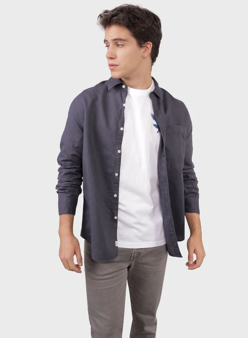 امريكان ايجل Essential Button Up Classic Fit Shirt