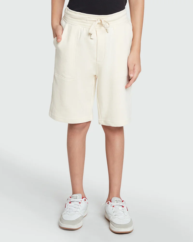 او في اس Soft Pink Shorts For Boys In Buttercream Tone