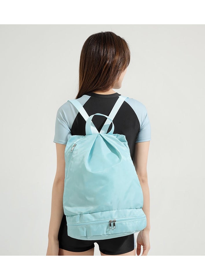 AUTOYSUR Gym Backpack Waterproof Swimming Backpack with Shoe Compartment & Wet Pocket, Sports Travel Backpack Small Gym Bag - Image 3