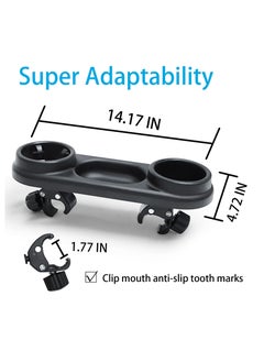 Stroller Snack Tray with Cup Holder, Universal Stroller Snack Attachment, Upgraded Removable Non-Slip Grip Clip for Stroller Bar, Large Capacity - pzsku/ZDB14C5E5CF3F0620B3D6Z/45/_/1717035071/cc71f3e2-c631-4b11-b507-508b8114c3ab