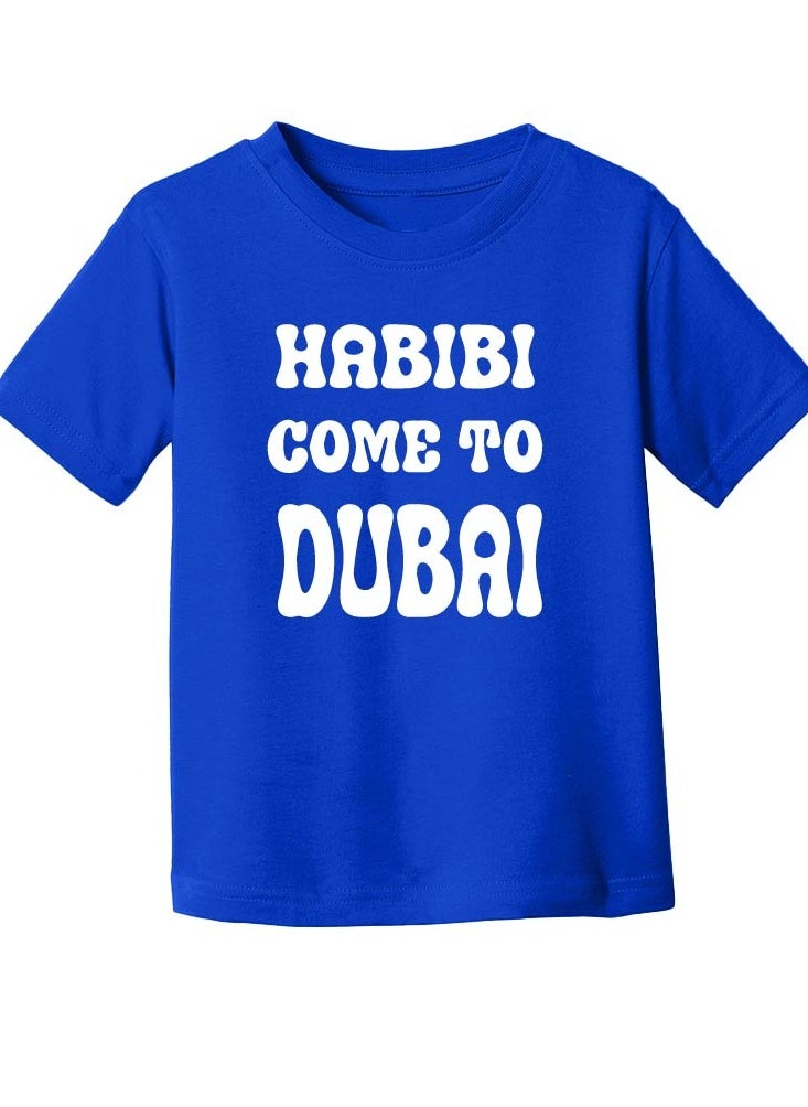PRINTSHOP4ME - I Love Dubai Kids Girls T-Shirt - Round Neck with Short Sleeve - Girls Cotton T-Shirt -I Love Dubai -Printed T-Shirt - Perfect for Dubai Souvenir - Image 1