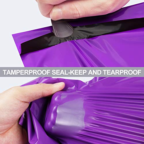 UCGOU Poly Mailers 19x24 Inch Purple 50 Pack Extra Large Shipping Bags Strong Thick Mailing Envelopes Self Seal Adhesive Waterproof and Tear Proof Boutique Postal for Clothing Quilt and More - Image 4