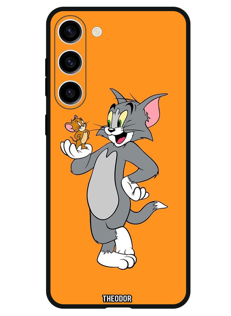 Theodor Protective Case Anti Scratch Shock Proof Bumper Cover For Samsung Galaxy S23 Tom And Jerry (2) - Image 1