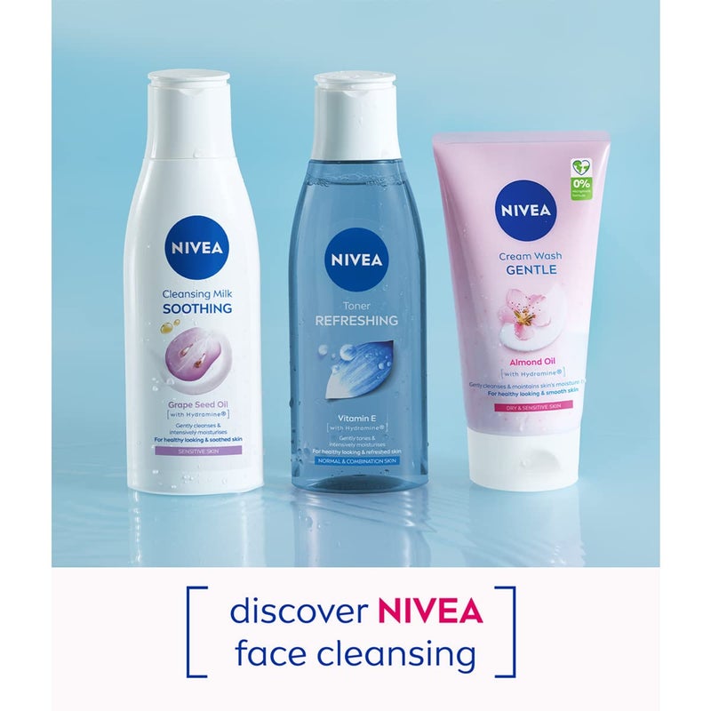 Nivea Daily Essentials Gentle Cleansing Cream Wash for Dry & Sensitive Skin (150ml) by Nivea - Image 4