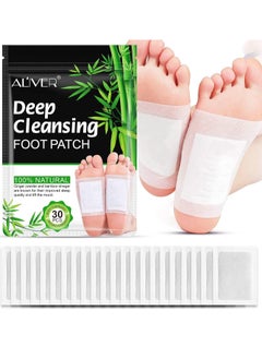 ALIVER 30PCS Detox Deep Cleansing Foot Patch For Anti-Stress Relief and ...