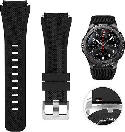 COOLCOLD Huawei Gt 2/ Gt 3 - Honor Magic Watch 2 46 mm - Samsung Gear Watch 46MM Silicone Band Strap - Image 2