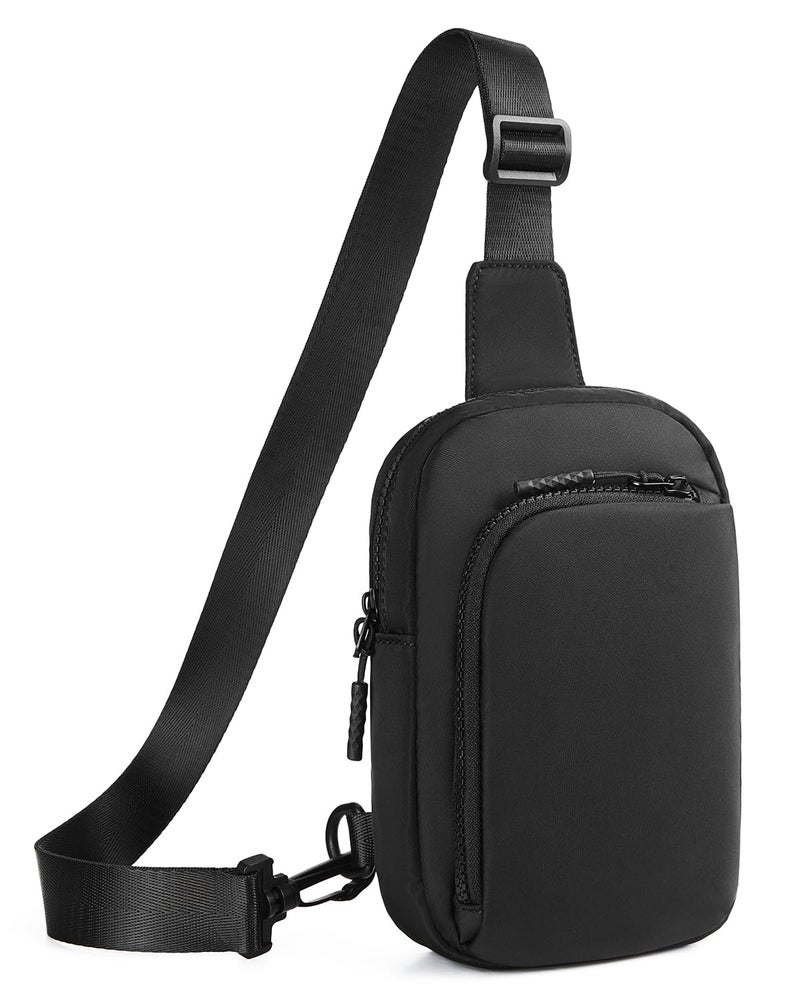 CHOLISS Sling Bag for Women and Men, Small Crossbody Bags for Women and Men Trendy, Fanny Packs Chest Bag with Extended Strap - Image 1