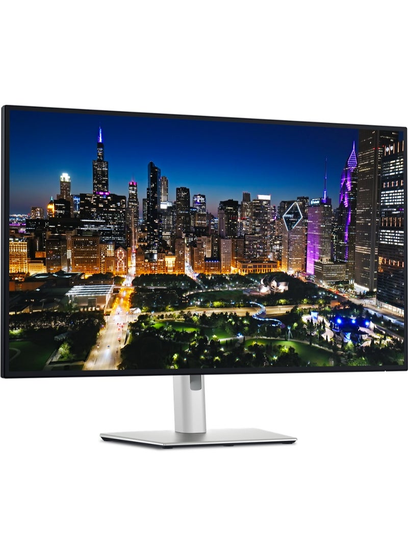 ديل شاشة U3225QE UltraSharp 32" 4K UHD IPS سوداء، 3840x2160، 120Hz، 99% DCI-P3، HDR600، مركز Thunderbolt 4 بقوة 140W PD، USB-C KVM، HDMI 2.1، DisplayPort 1.4، RJ-45 2.5GbE، راحة العين، قاعدة قابلة للتعديل | 210-BQHS - Image 1