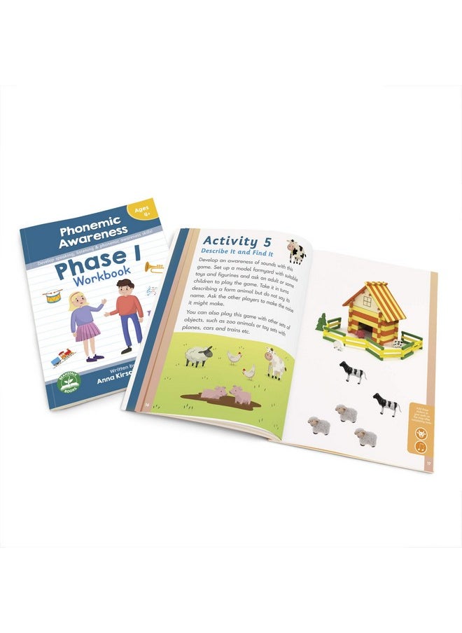 Junior Learning Phase 1 Phonemic Awareness Workbook Develop Speaking Listening & Phonemic Awareness Skills Multicolor  - Image 4