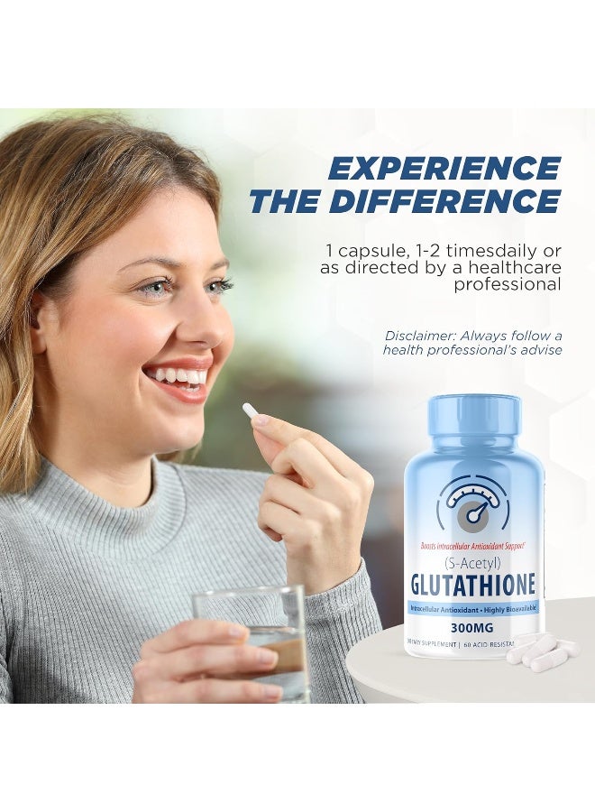s acetyl l glutathione-300mg Amazon.com: Naturally Complete S-acetil L-glutatión 300 mg | 60 VCaps | Sin  OMG main image 0