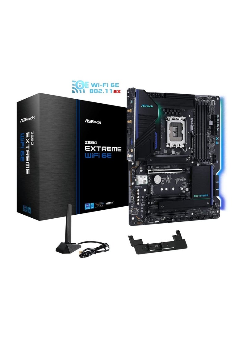 أسروك - لوحة ام Z690 اكستريم بوحدة معالجة مركزية انتل جيل 12 تدعم واي فاي من اس روك (LGA1700) - Image 1