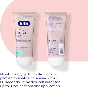e45 E45 Itch Relief Gel 100ml Face and Body Gel for Dry Skin Itchy Skin and Irritated Skin Cooling Gel to Soothe Itchy Skin PerfumeFree - Image 2