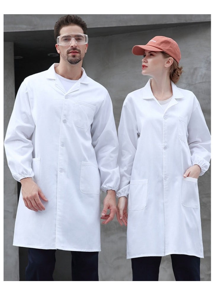 KUYING Big Coat Work Clothes Long Laboratory Protective Clothing Carrying Long Sleeved Jacket  - Image 1