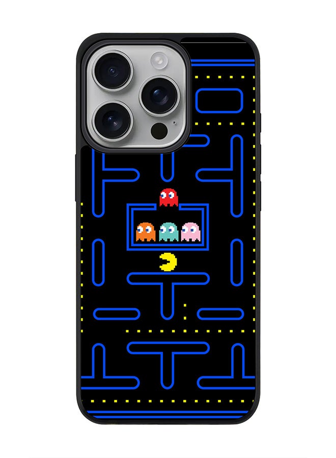 Stylizedd For iPhone 16 Pro Case [Compatible with MagSafe] Slim Magnetic cover Phone Case iPhone 16 Pro -Pacman - Image 1
