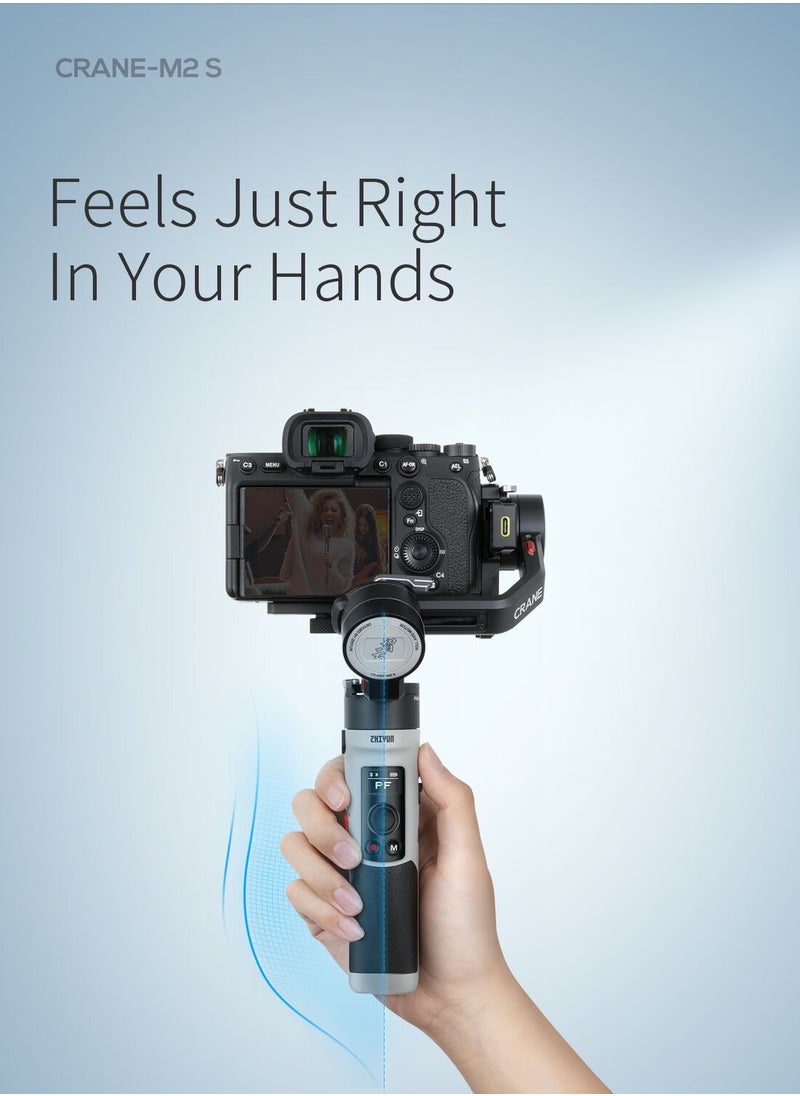 Zhiyun - Zhiyun-Tech CRANE-M2 S 3-Axis Handheld Gimbal Stabilizer - Image 1