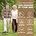 GPTCAMP G1 Walking Stick Walking Cane for Women Men with Wrist Strap Lightweight Sturdy Offset EVA Handle Large Quad Base Self Standing for Seniors and People with Injuries Recovery - Image 4