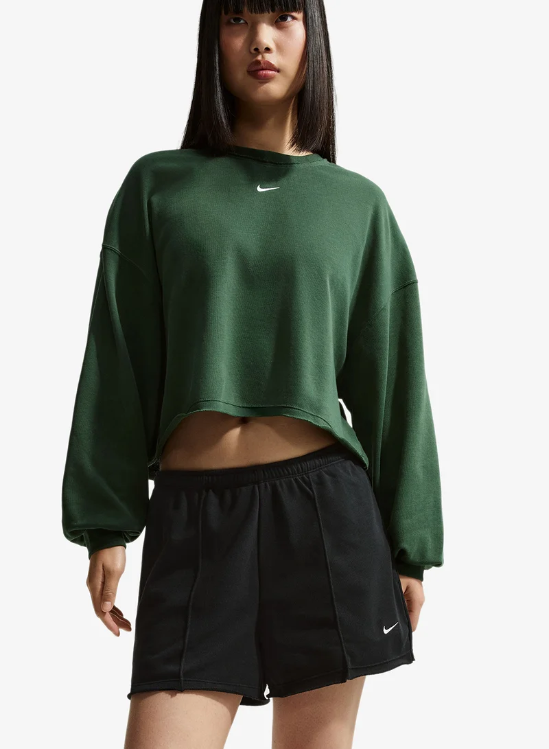 Nike BLACK/BLACK/(SAIL) Offline Fleece Ft Shorts for Women | Best Price UAE