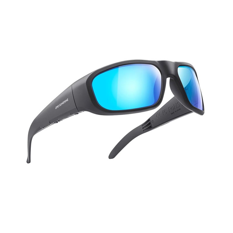 OhO sunshine Bluetooth Audio Sunglasses Lightweight Open Ear Sport Glasses 12H Playtime UV400 ANSI Z871 Water Resistant with Voice Control - Image 2