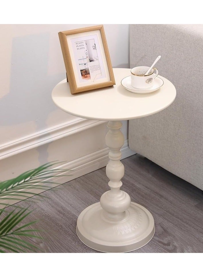 DubaiGallery طاولات جانبية للمنزل، طاولة جانبية صغيرة بجانب السرير، طاولات صوفا جانبية لفراغات صغيرة، طاولات نهائية لامعة لمساحات صغيرة، أثاث بجانب السرير مقاوم للصدأ ومائي لغرفة المعيشة وغرفة النوم والشرفة والمكتب - Image 3