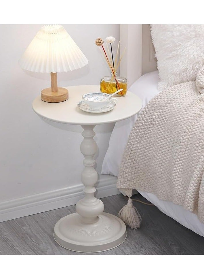 DubaiGallery طاولات جانبية للمنزل، طاولة جانبية صغيرة بجانب السرير، طاولات صوفا جانبية لفراغات صغيرة، طاولات نهائية لامعة لمساحات صغيرة، أثاث بجانب السرير مقاوم للصدأ ومائي لغرفة المعيشة وغرفة النوم والشرفة والمكتب - Image 4