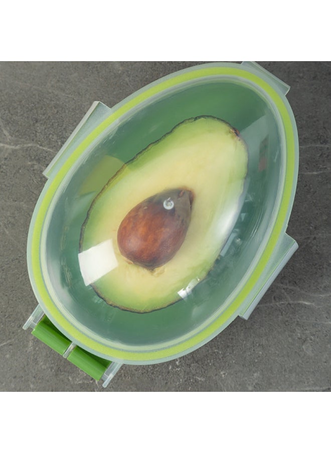 Generic - Avocado Preservation Box Kitchen Storage Box Transparent Lid Box Avocado Preservation Box Avocado Dense Box-Specifications:Green - Image 1