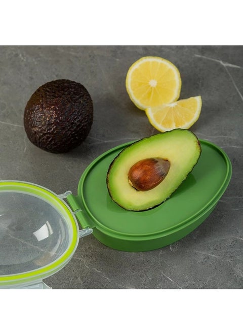 Avocado Preservation Box Kitchen Storage Box Transparent Lid Box Avocado Preservation Box Avocado Dense Box-Specifications:Green