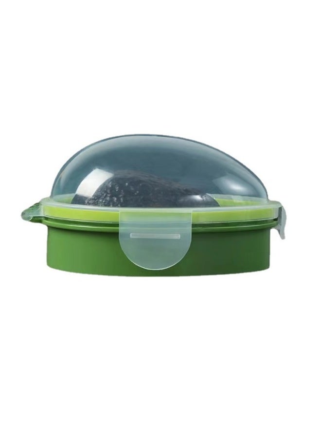 Generic - Avocado Preservation Box Kitchen Storage Box Transparent Lid Box Avocado Preservation Box Avocado Dense Box-Specifications:Green - Image 1