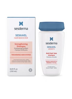 SeSDERMA Sesderma SESKAVEL Anti-hair loss shampoo 8.45 fl. Oz | Formula with Growth Factors | Hair Treatment with Extract of Sabal & Caffeine | Fragile Hair 