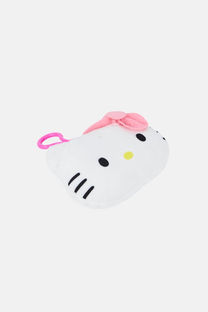 Sanrio Hello Kitty Plush Clip On Key Chain, Multicolor - Image 3