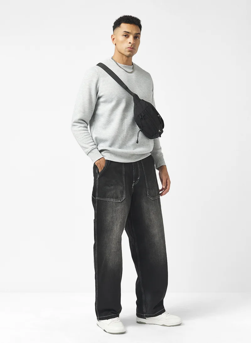 BRAVE SOUL Crew Neck Sweatshirt