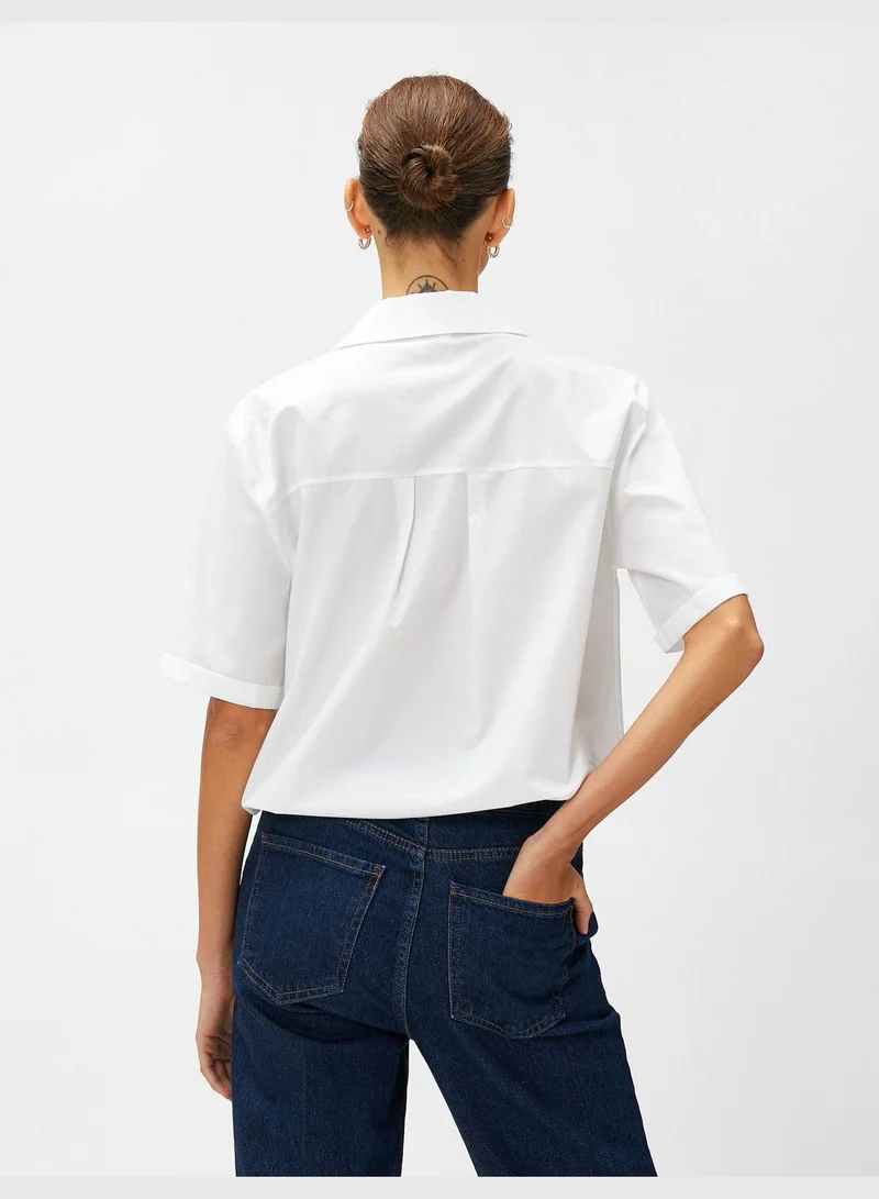 KOTON Short Sleeve Cotton Shirt