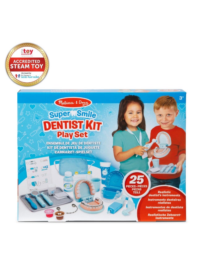 ميليسا آند دوج مجموعة طبيب الأسنان سوبر سمايل للعب التخيلي بلاستيكية ألوان متعددة 27.18 x 8.89 x 34.29 سم SMD6073042 - Image 3