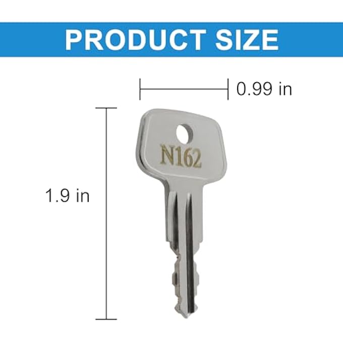 rayihni N162 Car Rack Keys for Roof Racks,Crossbars,Carriers-Codes N162【2 Pack】 - Image 3
