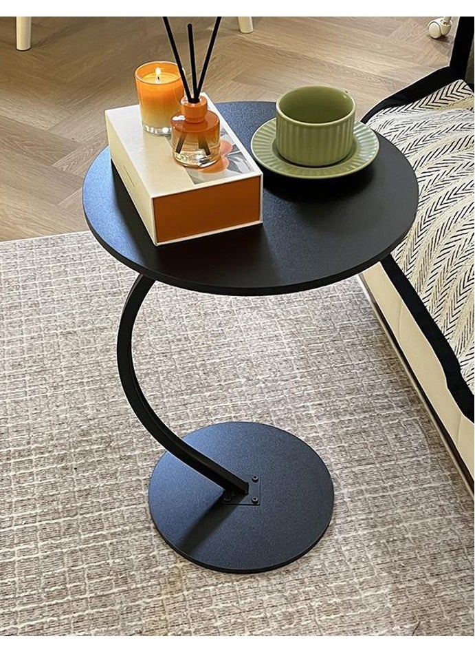ماركة غير محددة طاولة قهوة، أريكة، طاولة جانبية مستديرة، طاولة غرفة نوم، طاولة شرفة، طاولة غرفة معيشة، طاولة طرفية، طاولات جانبية، أسود  - Image 3