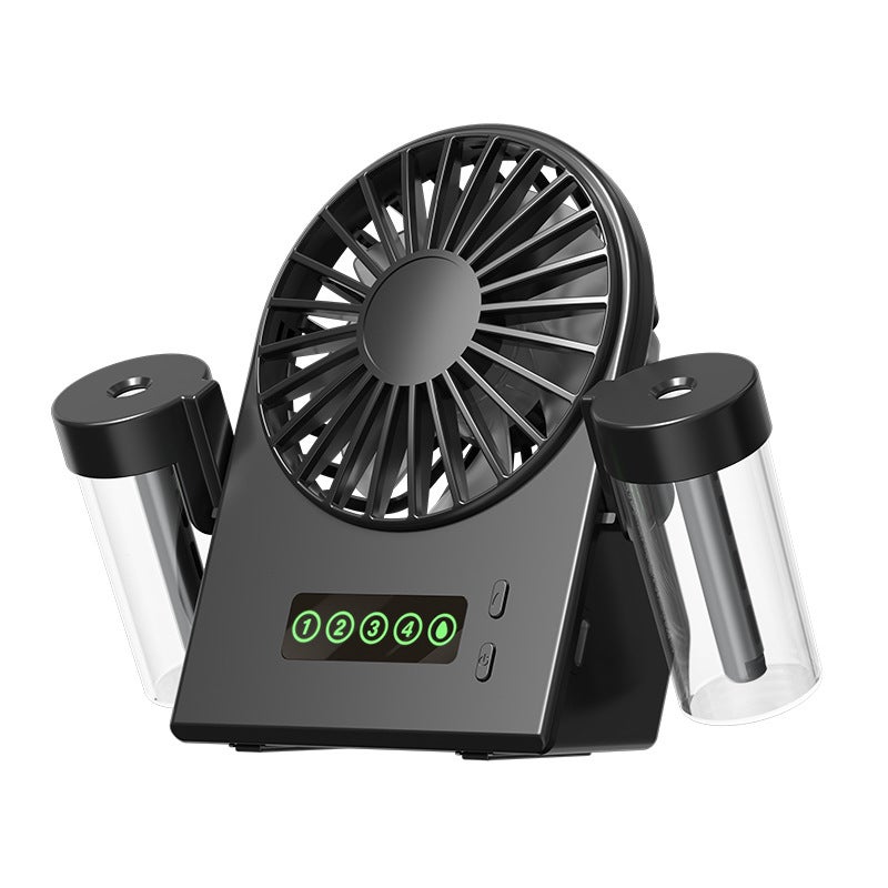 New Handheld Spray Fan Portable Mini Rechargeable Handheld Fan Spray Humidification Gift Handheld Small Fan - Image 1