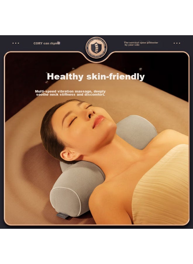 Cory Cervical Pillow, Anti-curved Wealthy Pack, Specialized Heating, Deep V-shaped, Sleep Protection, Whole Head Pillow, D3s Pink - Image 3