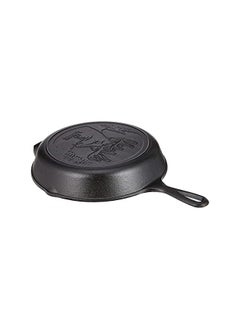 LODGE Wildlife Series-10.25" Cast Iron Skillet With Deer Scene, 10.25", Black  - Image 4