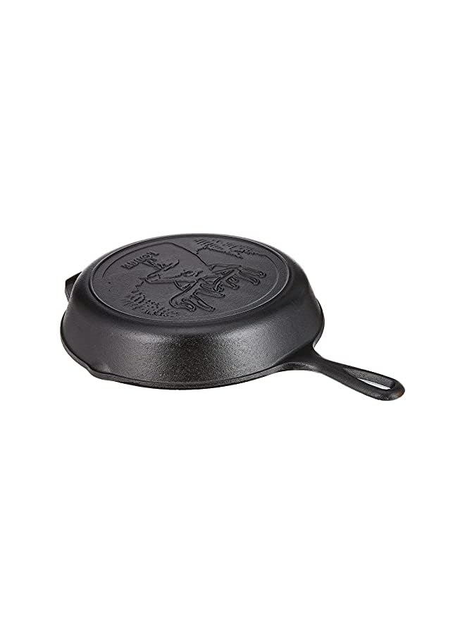 Lodge Wildlife Series-10.25" Cast Iron Skillet With Deer Scene, 10.25", Black - Image 4