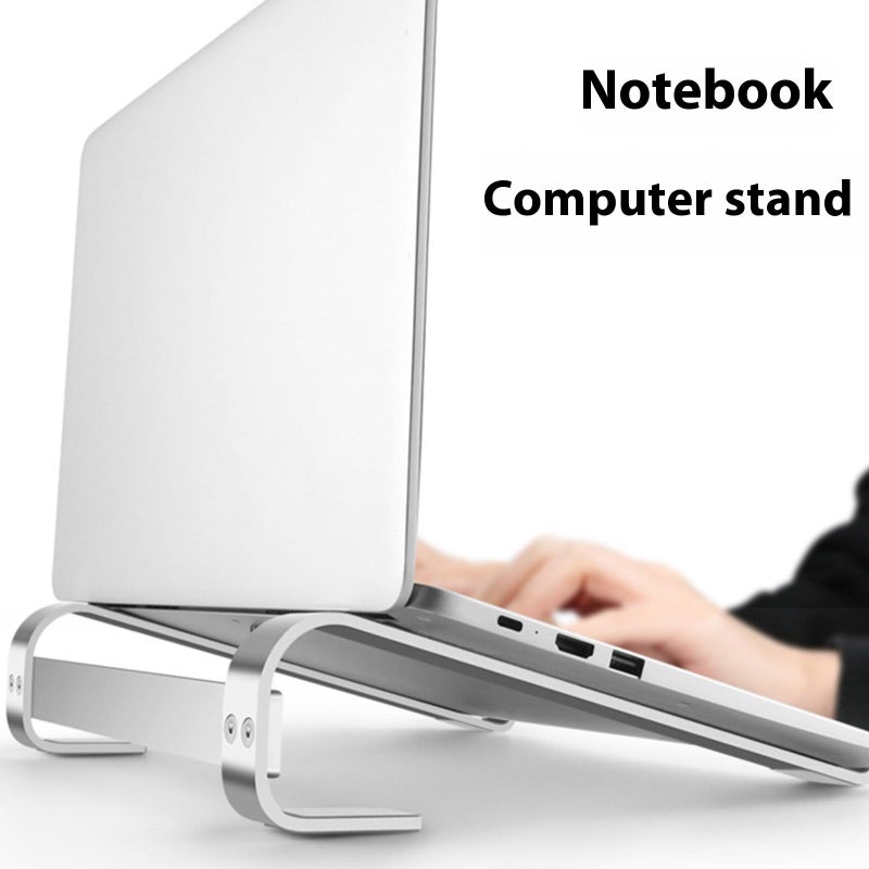 Black Aluminum Laptop Cooling Stand With Nonslip Base For 10 To 18 Inch Laptops - Image 3